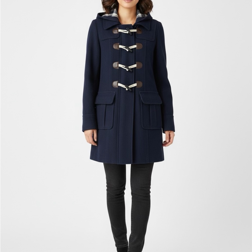 Forever 21 Navy Toggle Utility Jacket - image 3